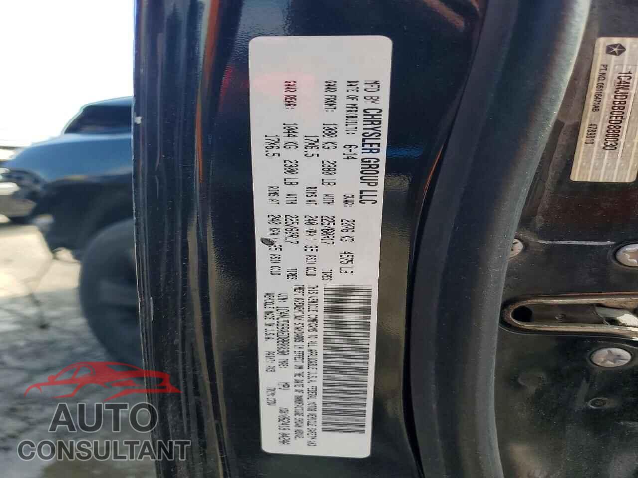 JEEP COMPASS 2014 - 1C4NJDBB0ED880030
