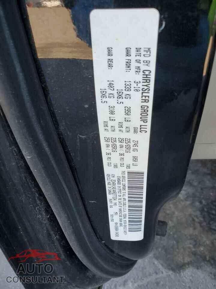 DODGE CARAVAN 2010 - 2D4RN1AE4AR277334