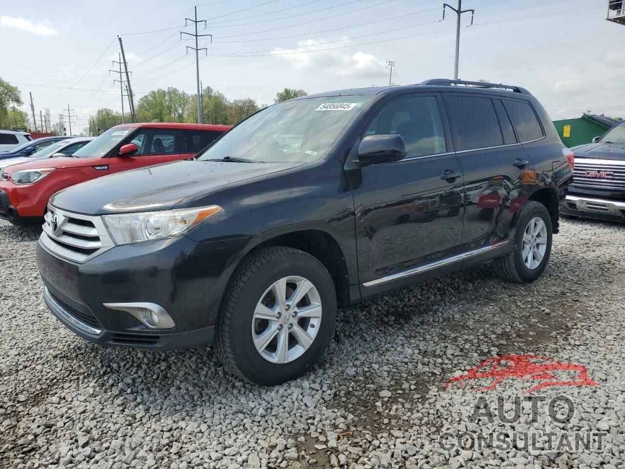 TOYOTA HIGHLANDER 2012 - 5TDZK3EH6CS051599