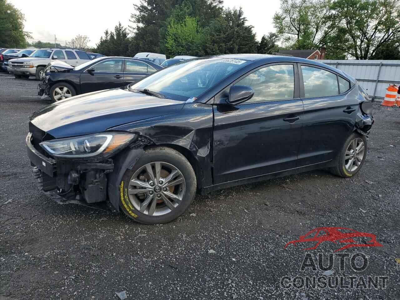 HYUNDAI ELANTRA 2018 - KMHD84LF9JU490963