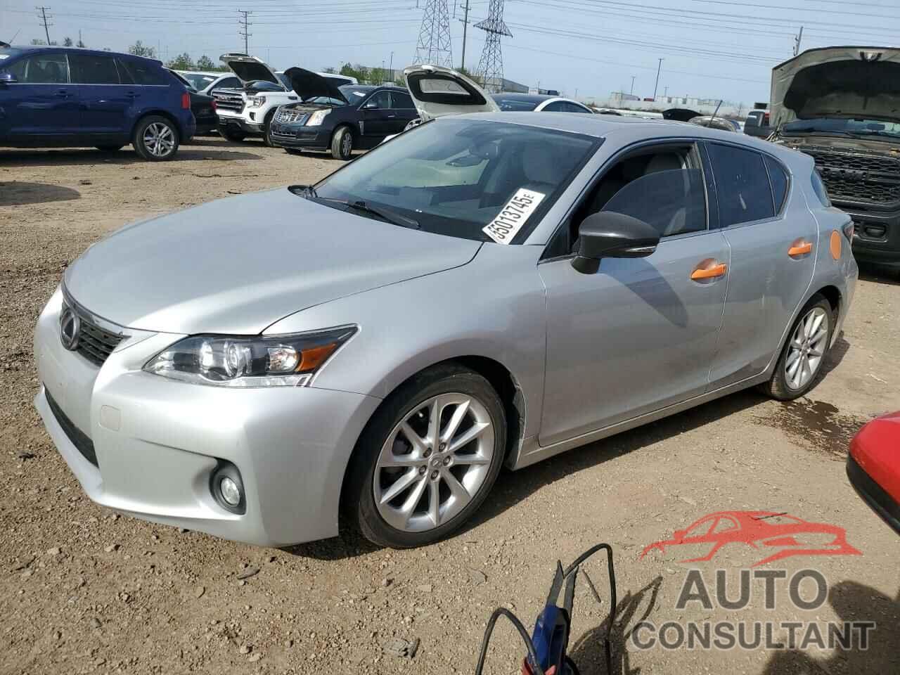 LEXUS CT 200 2012 - JTHKD5BH9C2074084