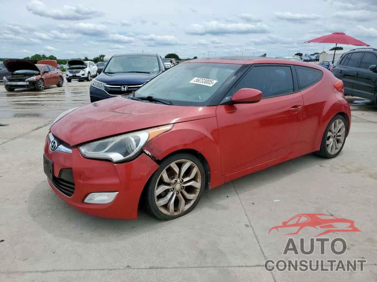 HYUNDAI VELOSTER 2013 - KMHTC6AD7DU142655