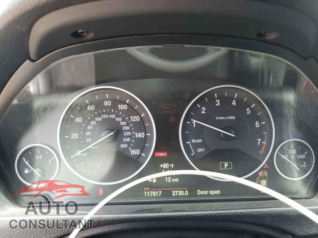 BMW 3 SERIES 2013 - WBA3B3C5XDF540908