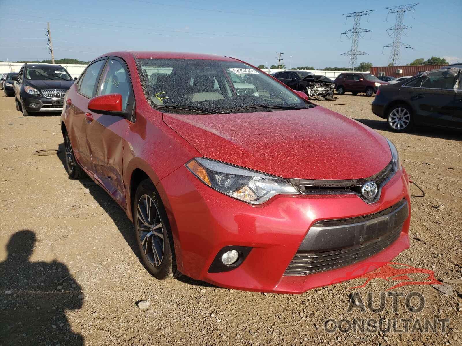 TOYOTA COROLLA 2016 - 2T1BURHE3GC488121