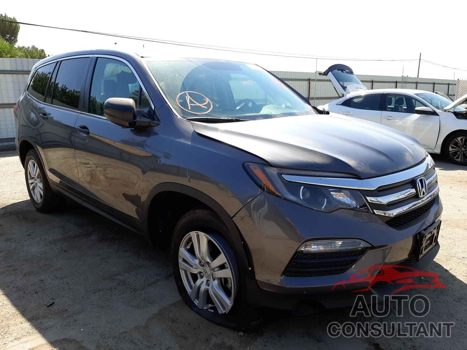 HONDA PILOT 2016 - 5FNYF5H19GB013014