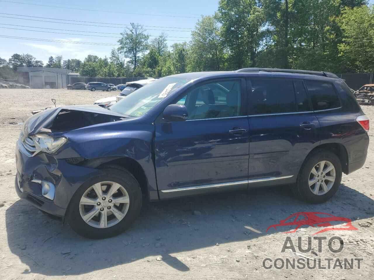 TOYOTA HIGHLANDER 2013 - 5TDBK3EH8DS239592
