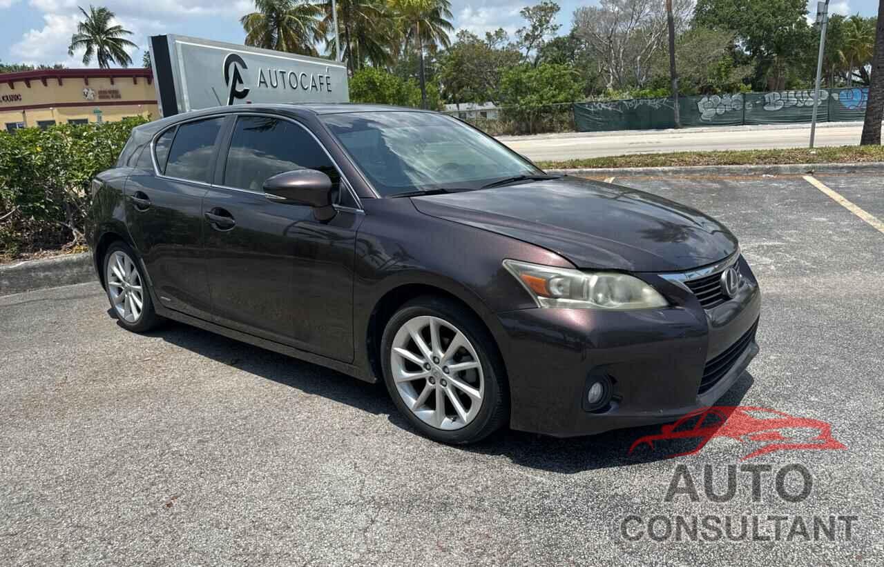 LEXUS CT 200 2012 - JTHKD5BH4C2062988