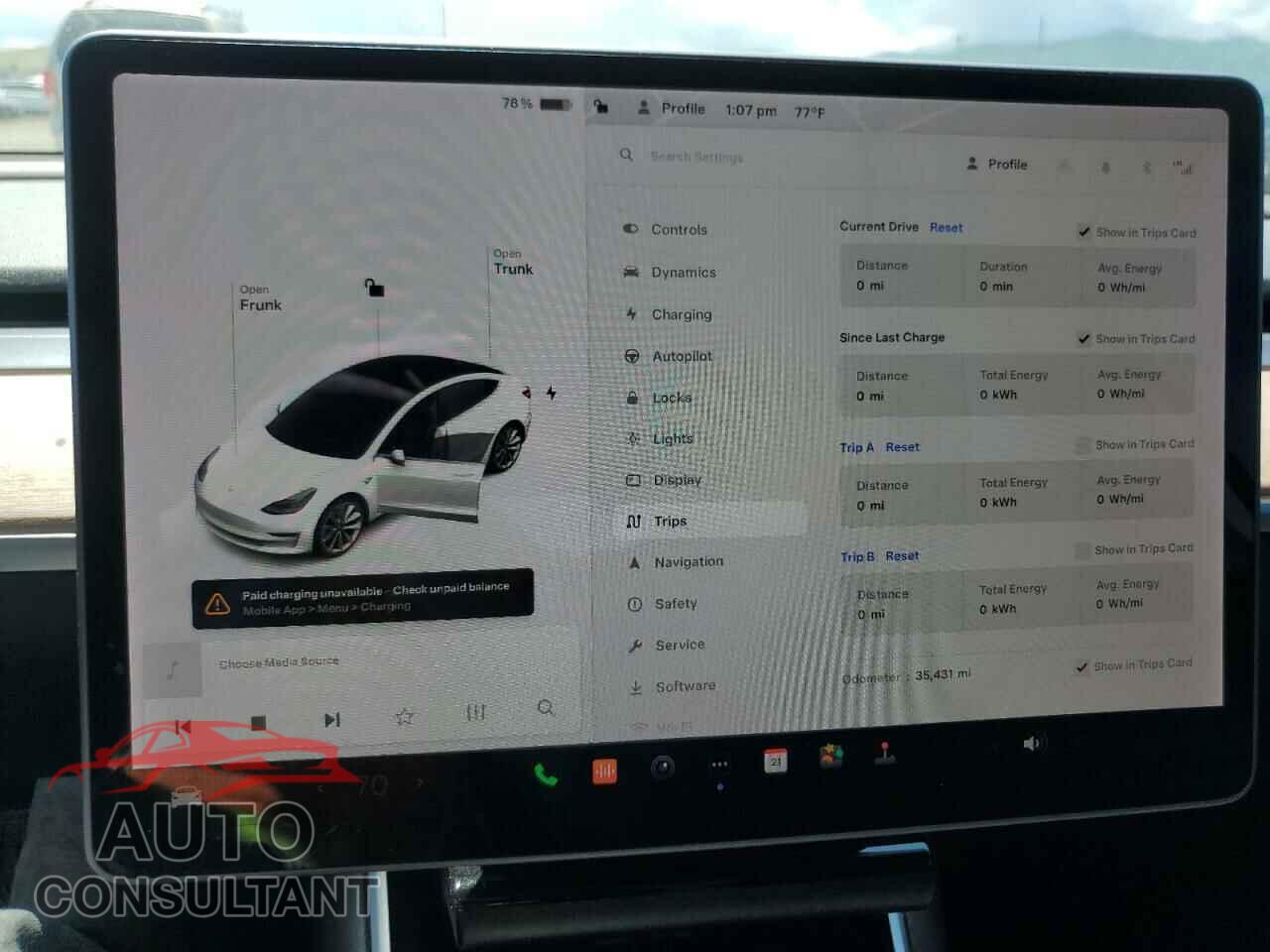 TESLA MODEL 3 2018 - 5YJ3E1EB0JF092552