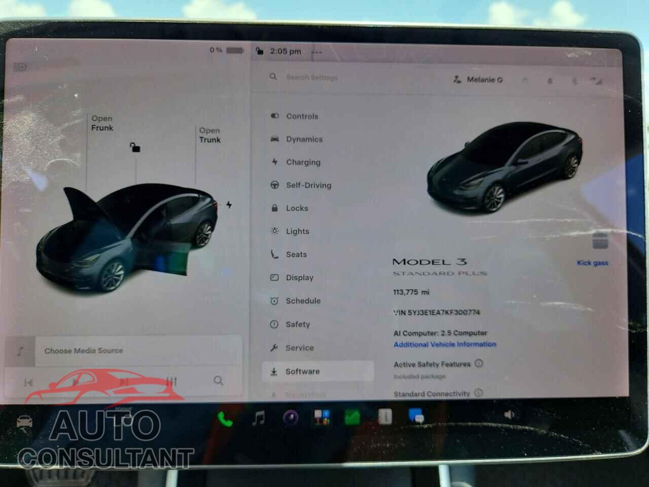 TESLA MODEL 3 2019 - 5YJ3E1EA7KF300774