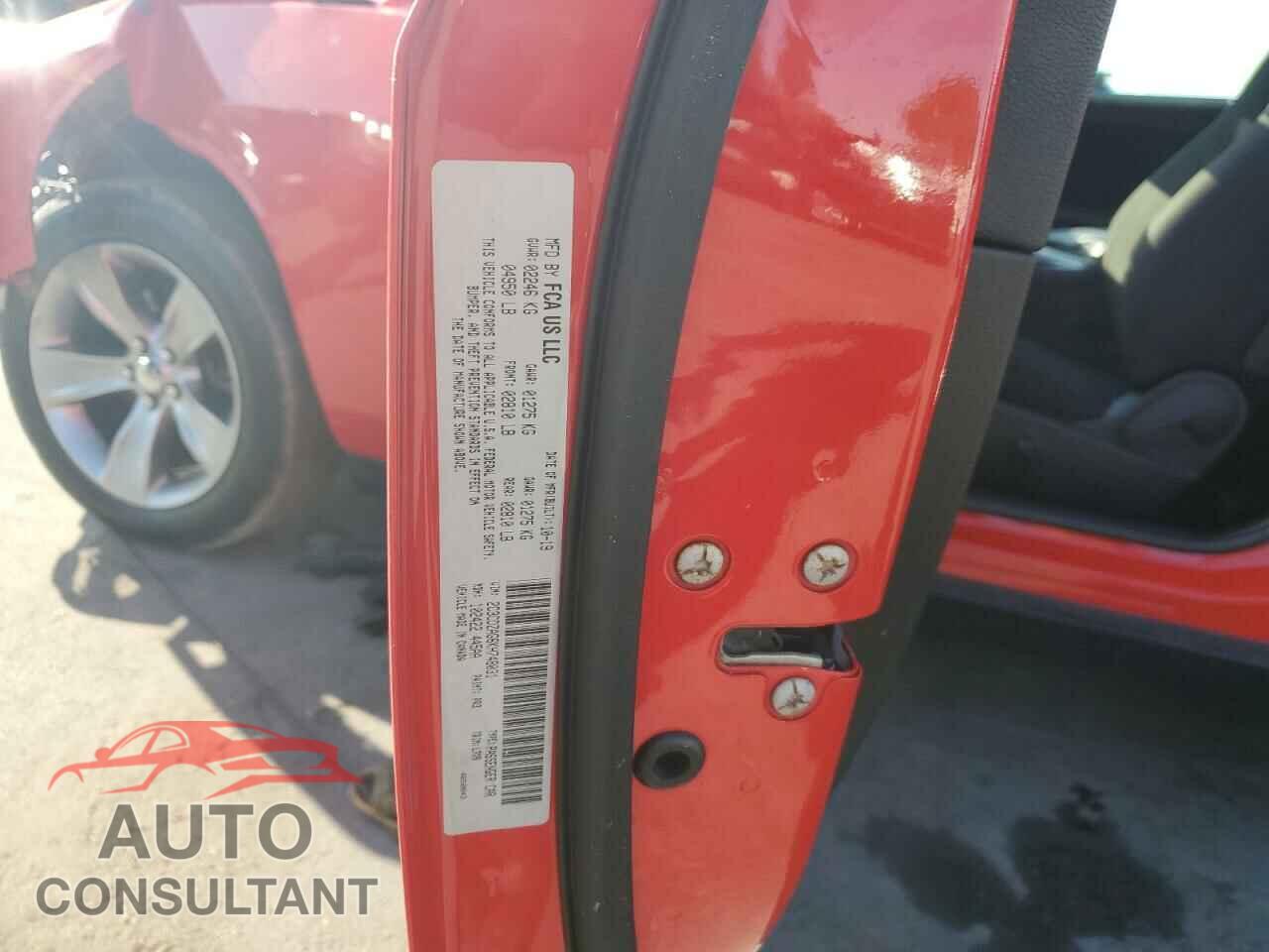 DODGE CHALLENGER 2019 - 2C3CDZAG6KH748031