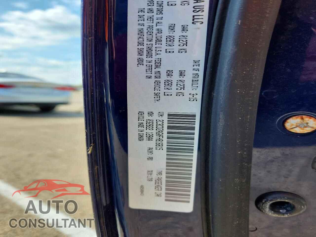 DODGE CHALLENGER 2015 - 2C3CDZAG0FH816815