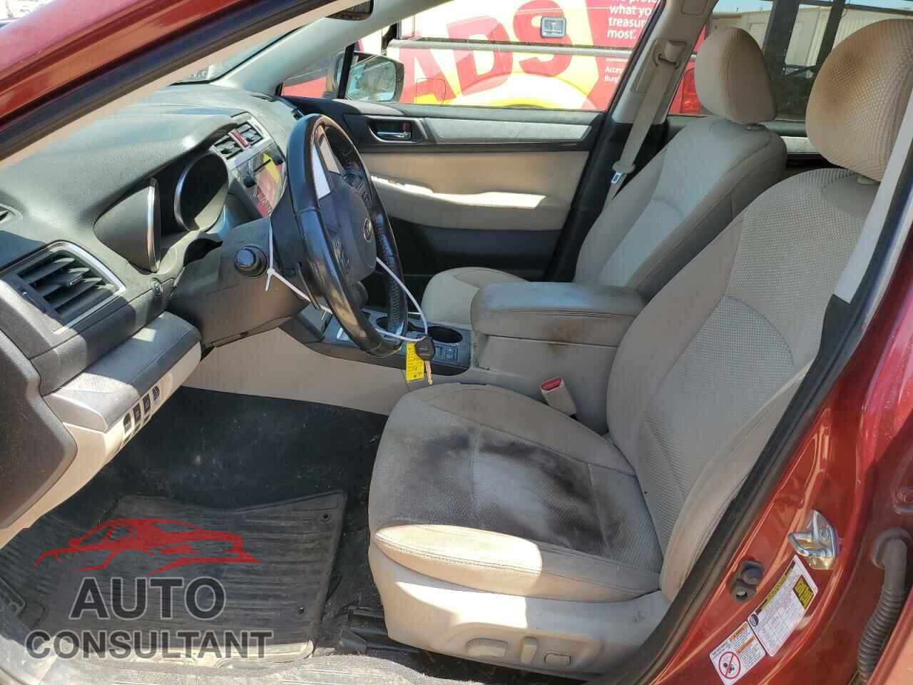 SUBARU OUTBACK 2016 - 4S4BSBFC0G3301789