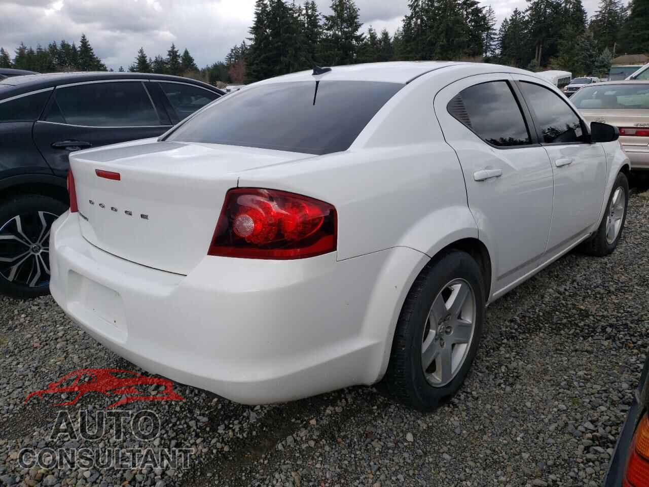 DODGE AVENGER 2012 - 1C3CDZAB1CN128393