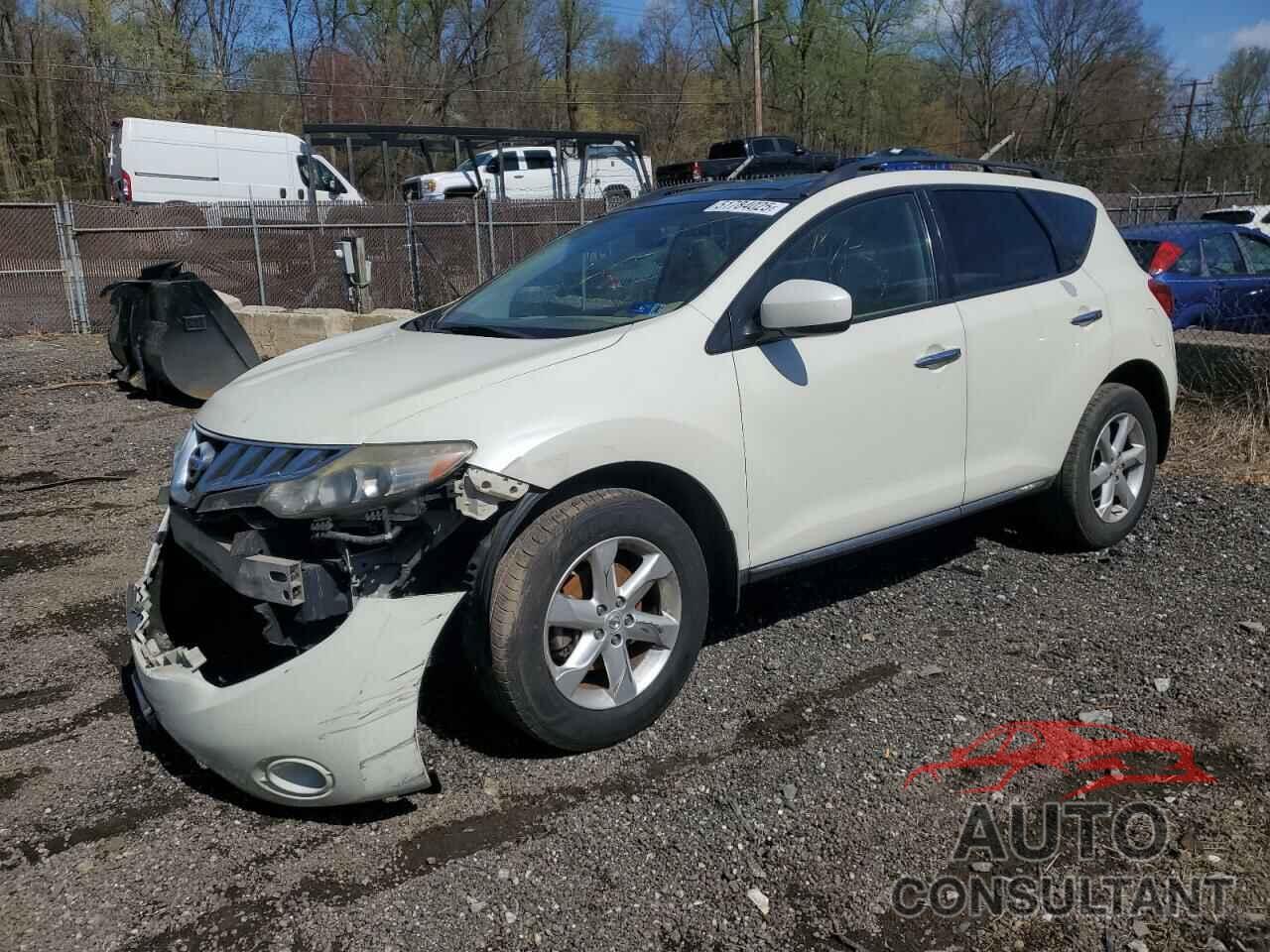 NISSAN MURANO 2009 - JN8AZ18W59W113417