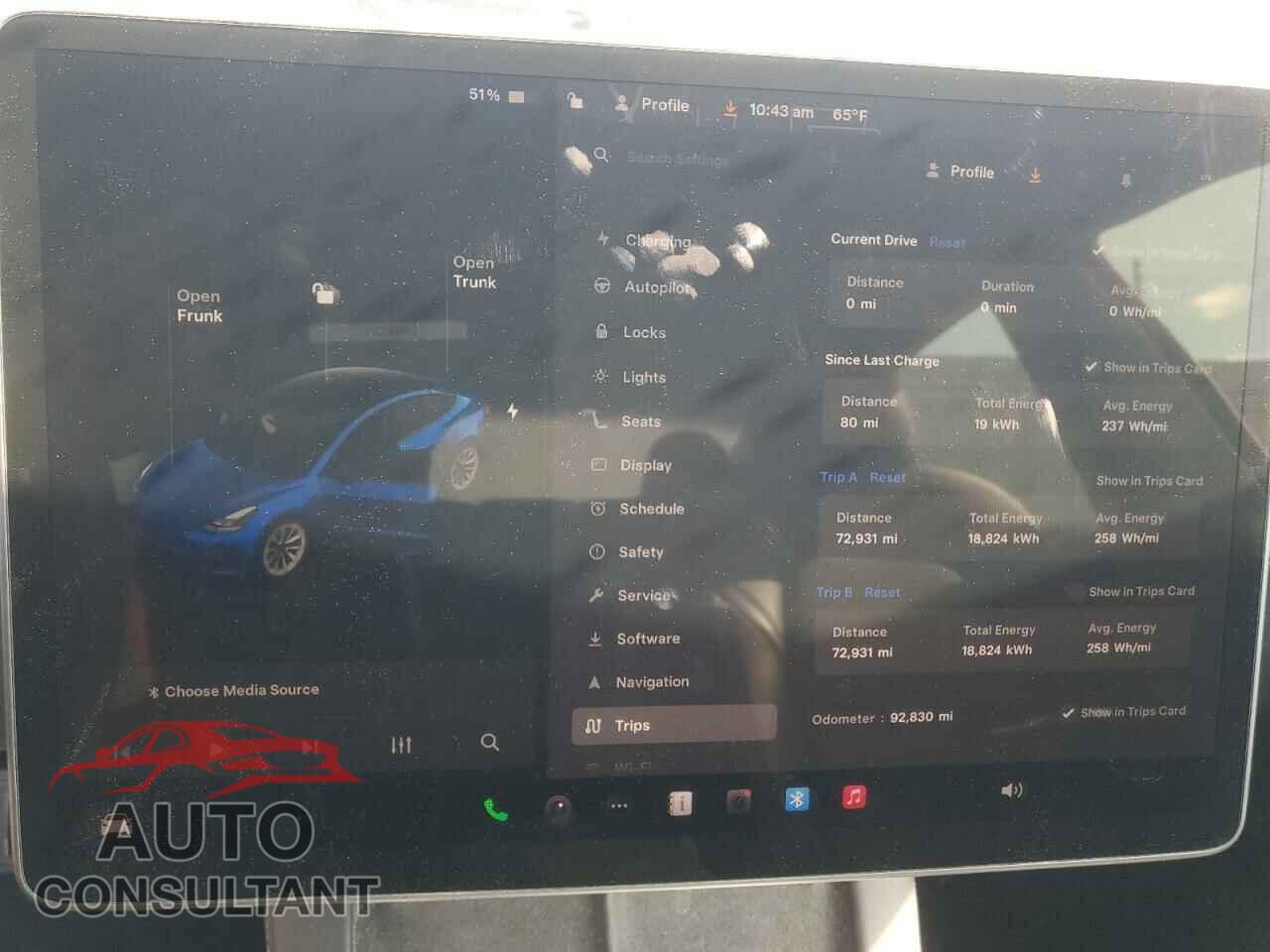 TESLA MODEL 3 2022 - 5YJ3E1EA6NF287357