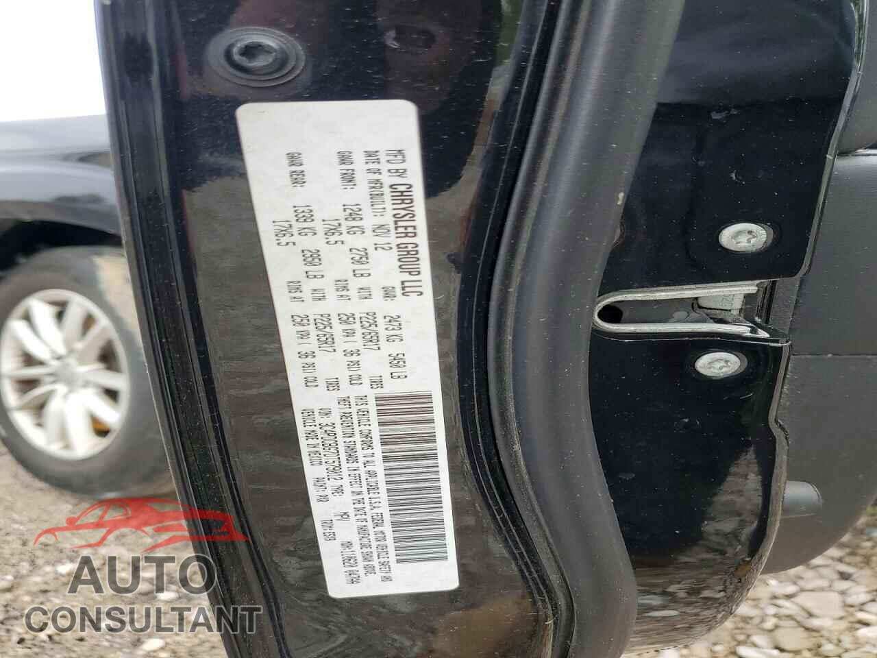 DODGE JOURNEY 2013 - 3C4PDCBG7DT579012