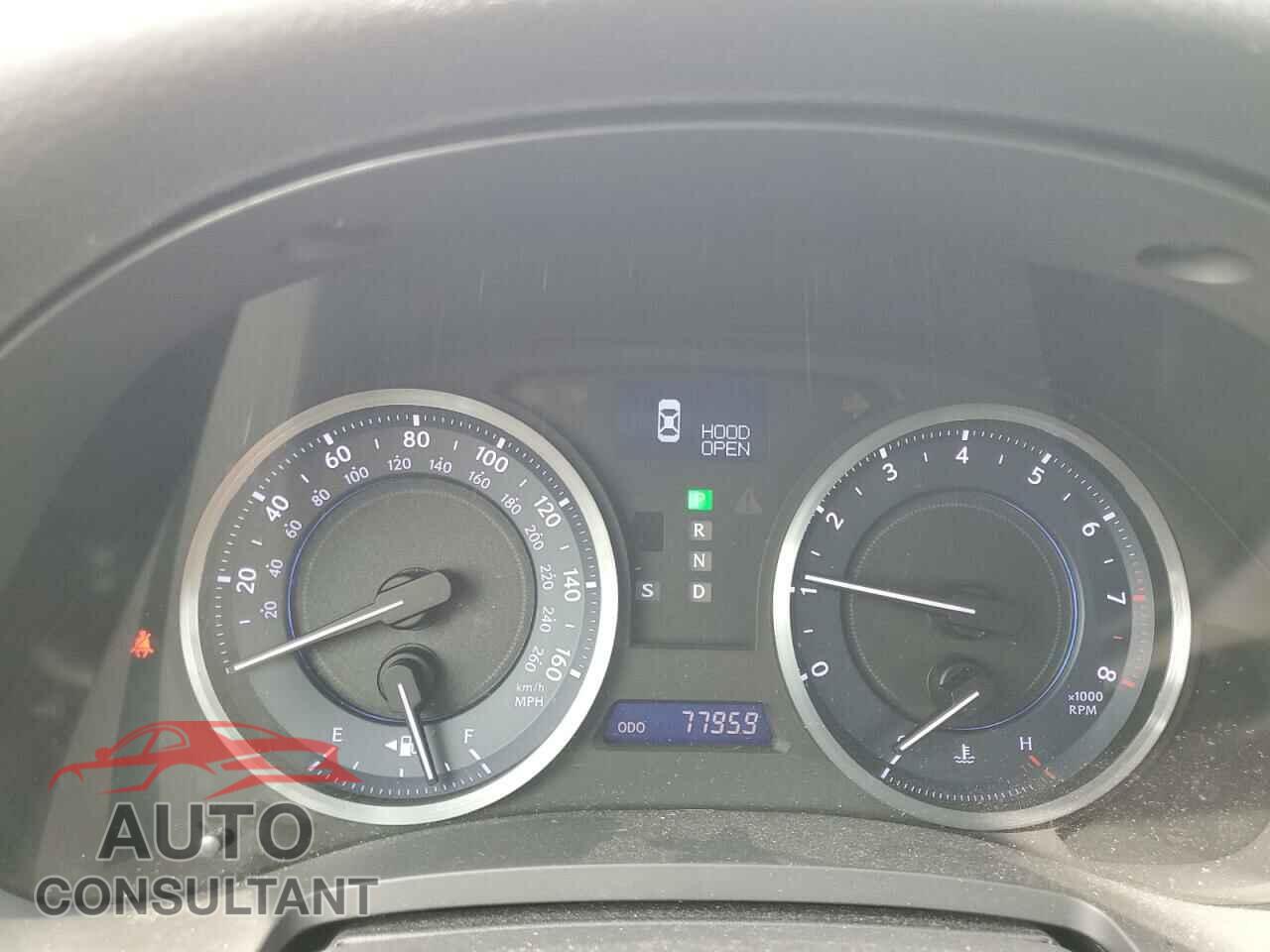 LEXUS IS 2012 - JTHCF5C20C5059948