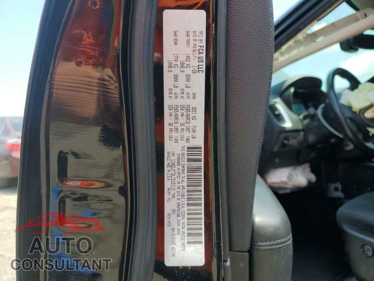 DODGE DURANGO 2020 - 1C4SDJFT2LC215113