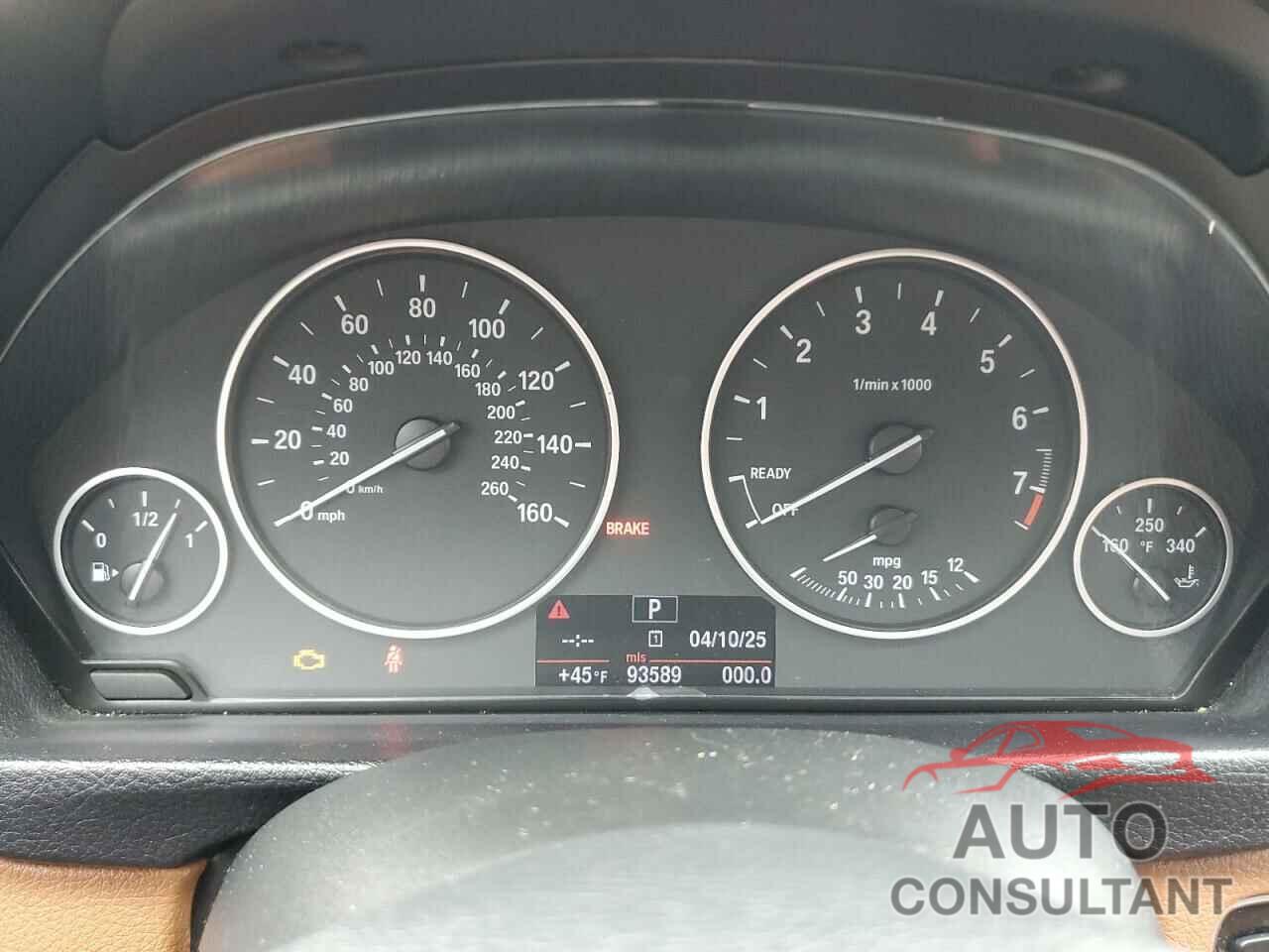 BMW 3 SERIES 2012 - WBA3A5C57CF342252