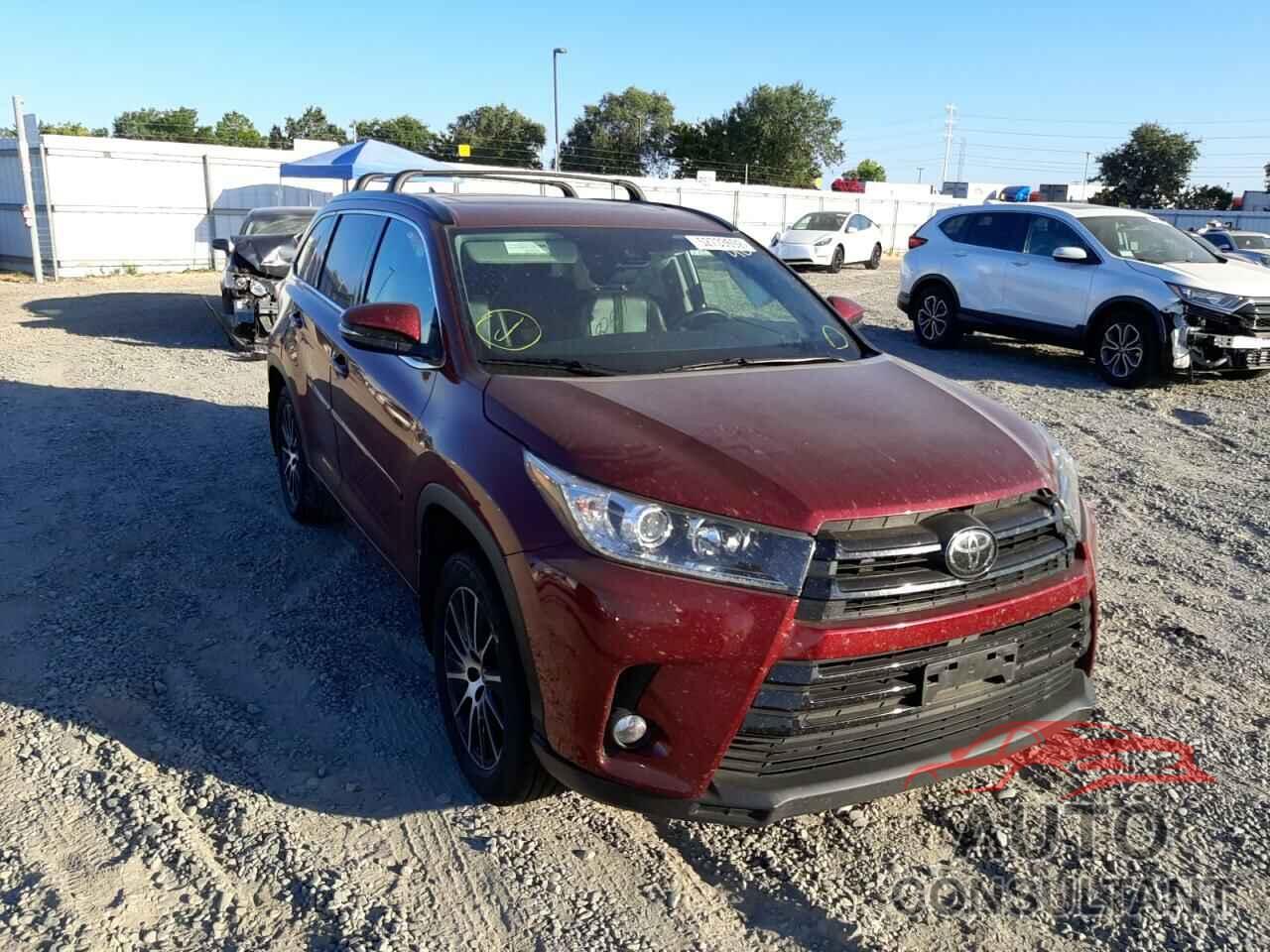 TOYOTA HIGHLANDER 2017 - 5TDJZRFH6HS446075