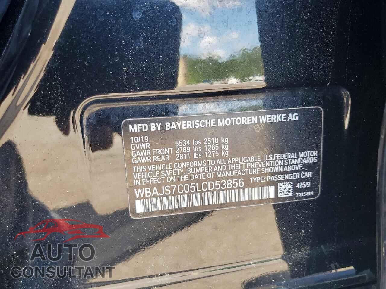 BMW M5 2020 - WBAJS7C05LCD53856