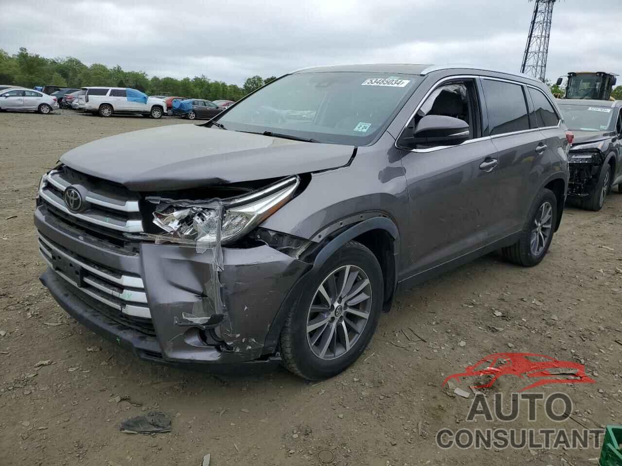 TOYOTA HIGHLANDER 2019 - 5TDJZRFH9KS601841