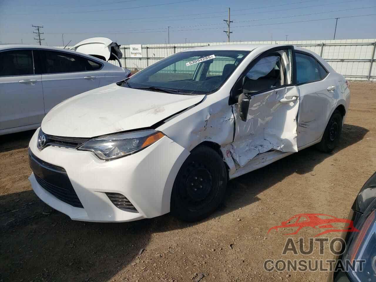 TOYOTA COROLLA 2015 - 2T1BURHEXFC246280