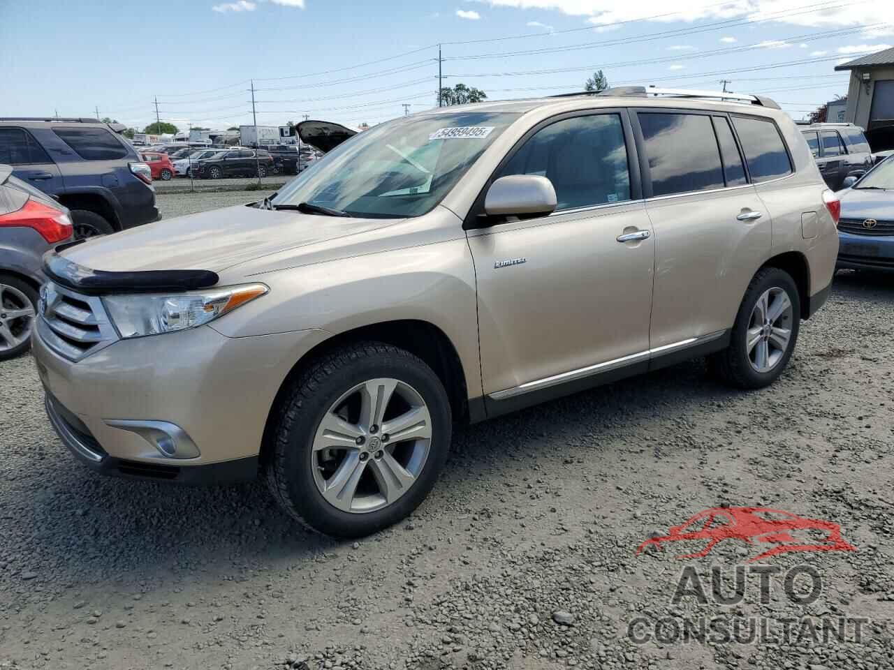 TOYOTA HIGHLANDER 2012 - 5TDDK3EH7CS170014