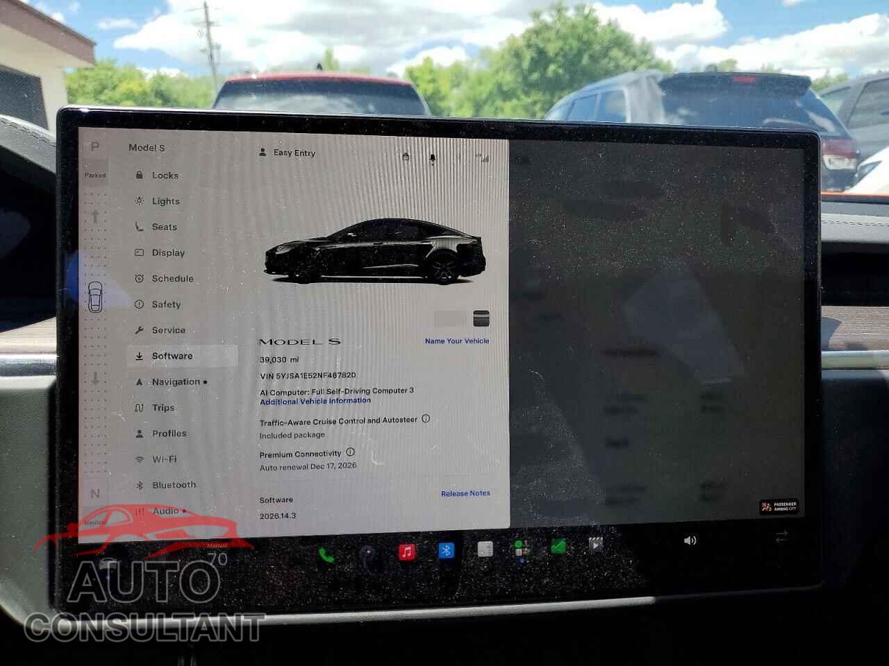 TESLA MODEL S 2022 - 5YJSA1E52NF467820