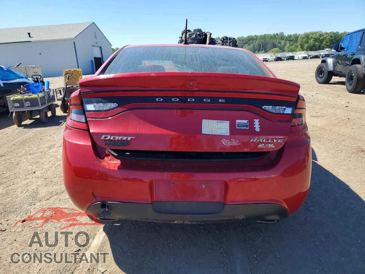 DODGE DART 2014 - 1C3CDFBB2ED860568