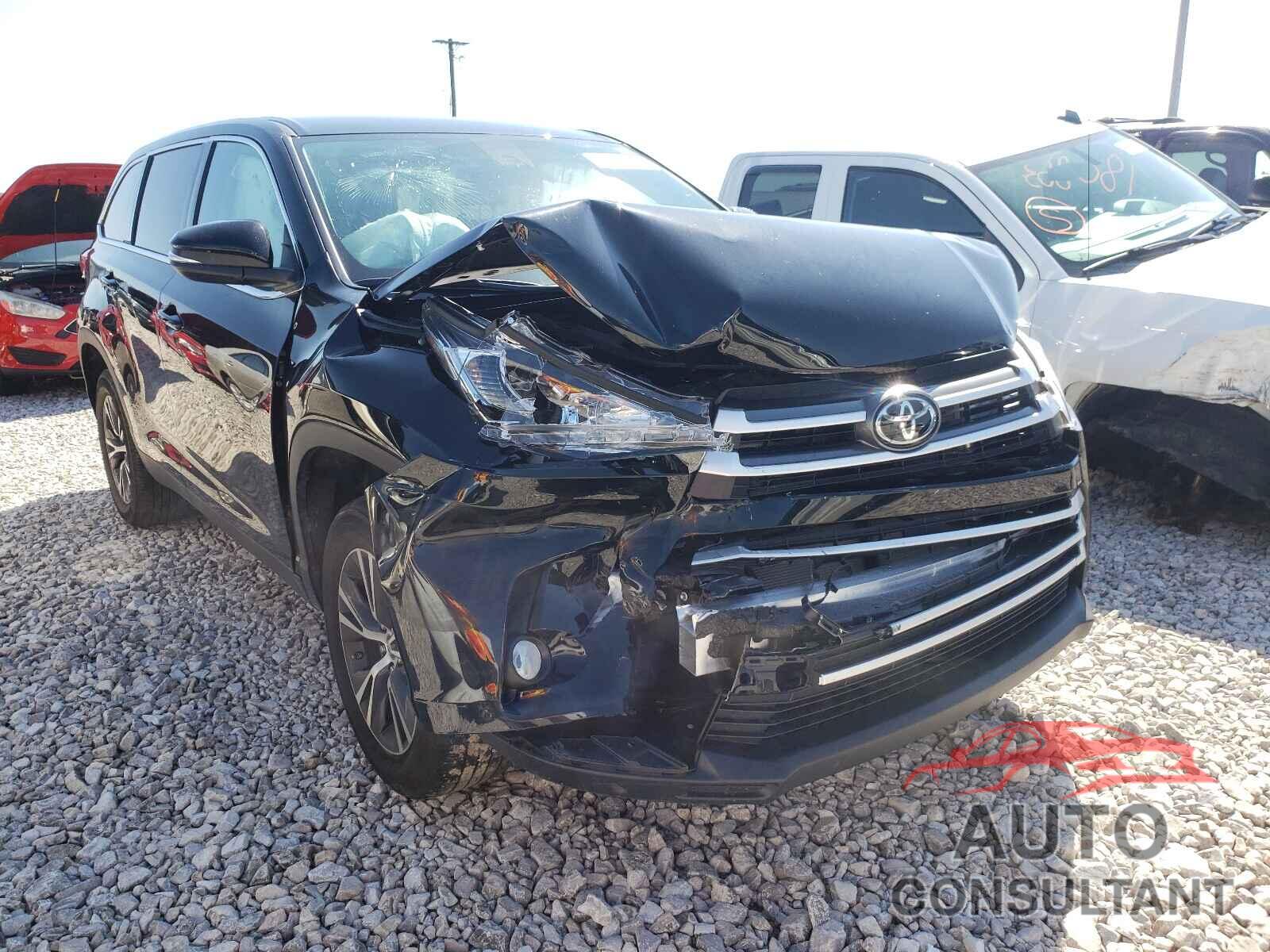 TOYOTA HIGHLANDER 2019 - 5TDZZRFH4KS362282