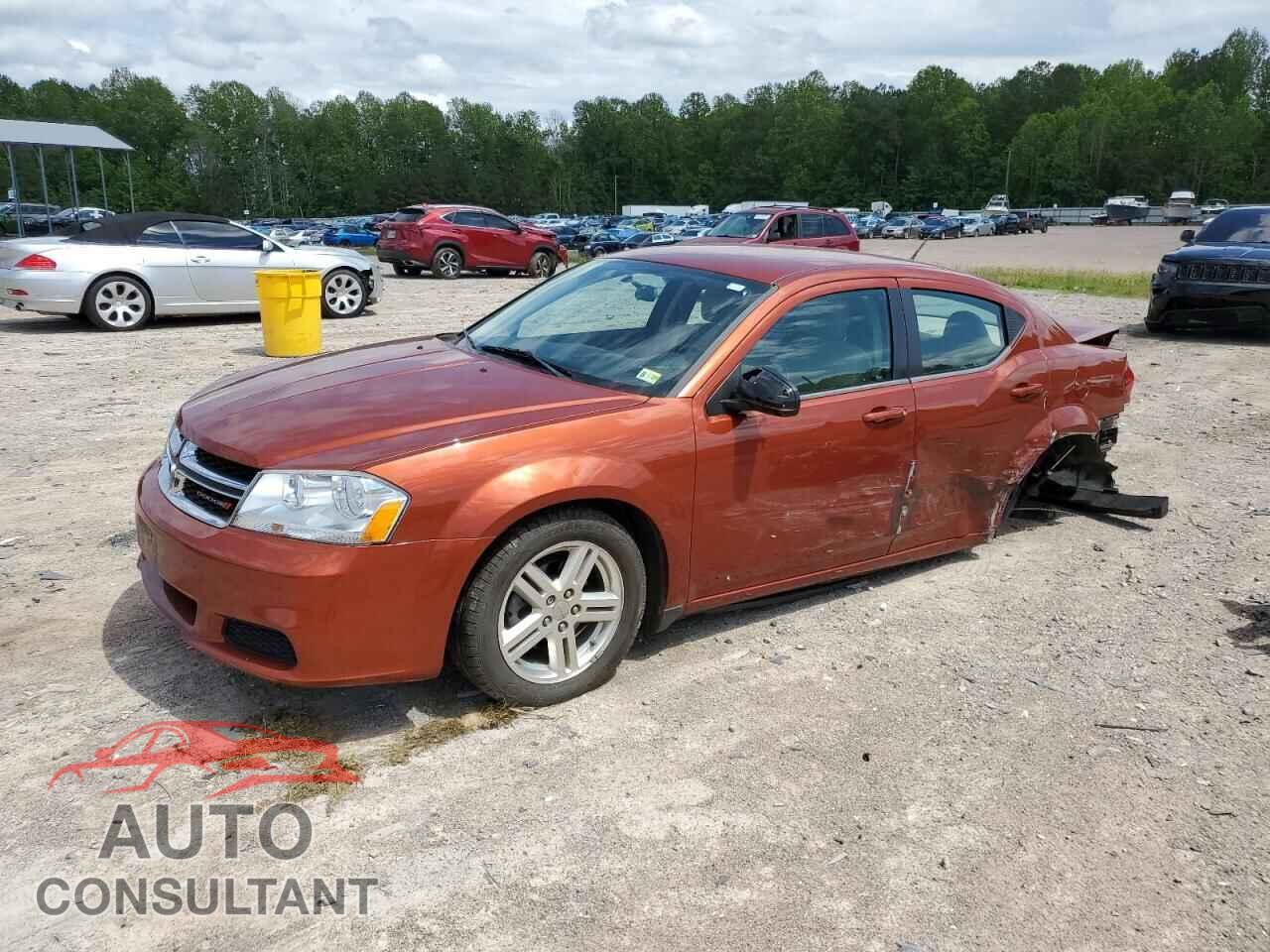 DODGE AVENGER 2012 - 1C3CDZCB5CN222225