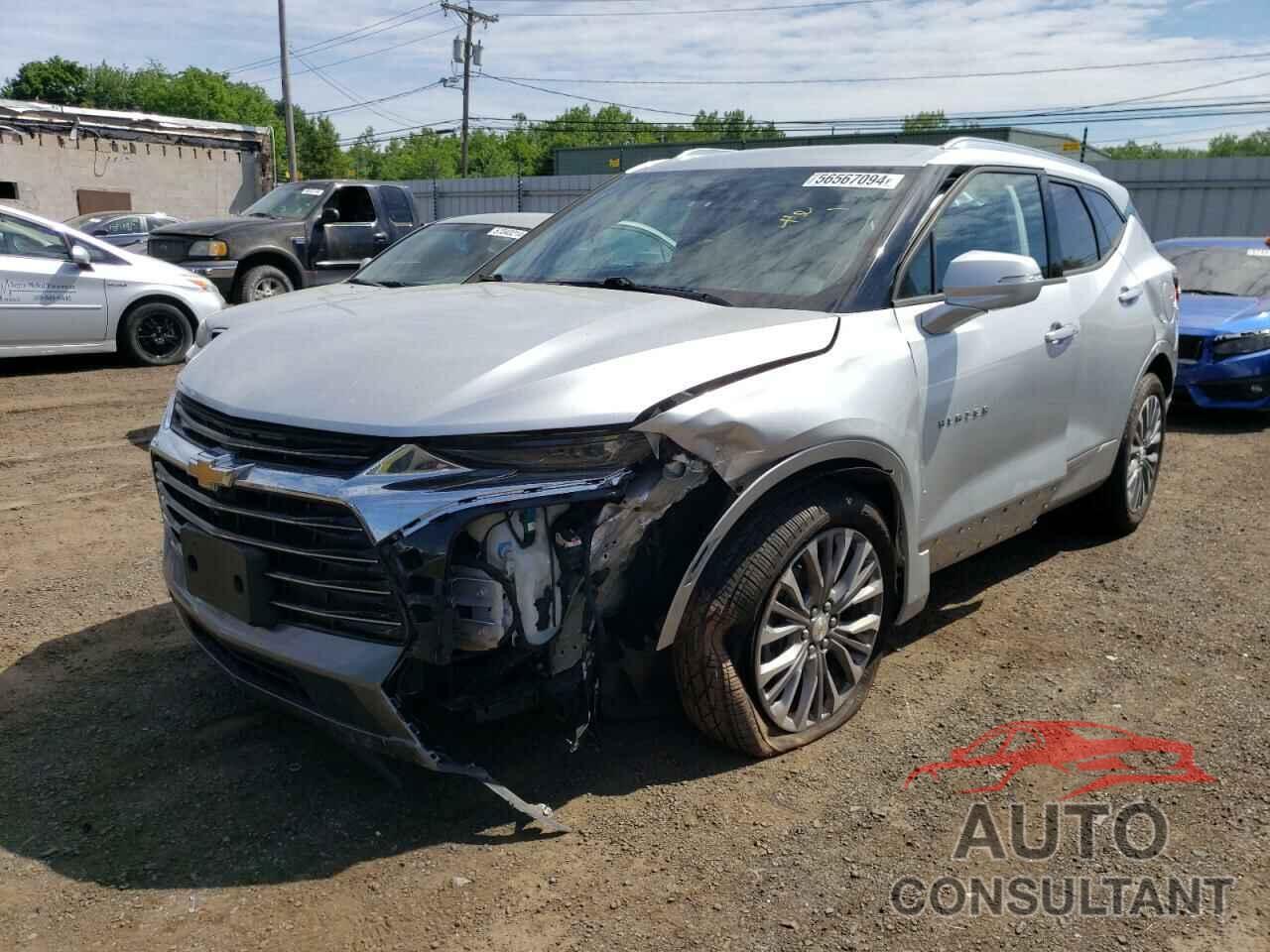 CHEVROLET BLAZER 2019 - 3GNKBKRS7KS677021