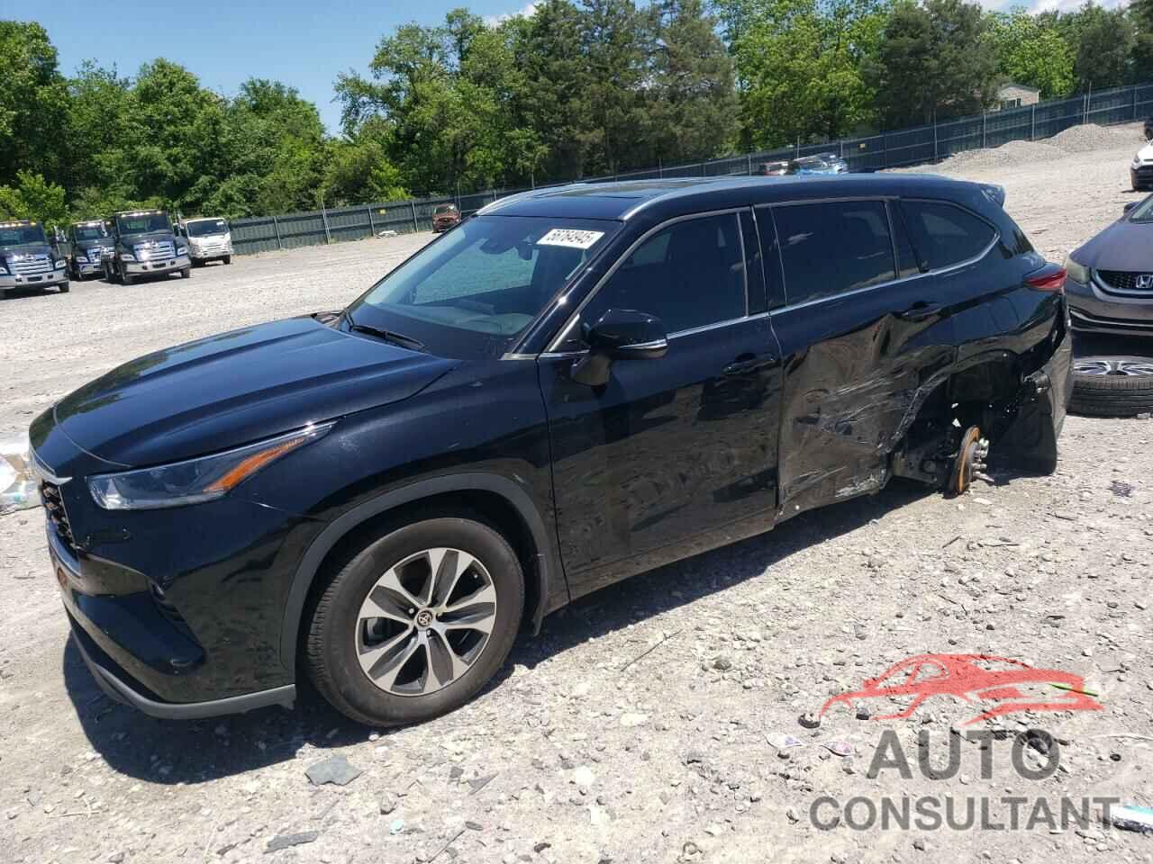 TOYOTA HIGHLANDER 2021 - 5TDHZRBH9MS128000