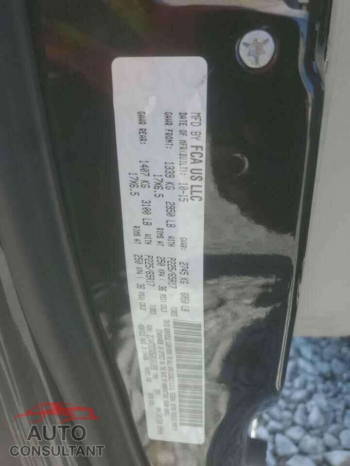 DODGE CARAVAN 2016 - 2C4RDGCG5GR181058