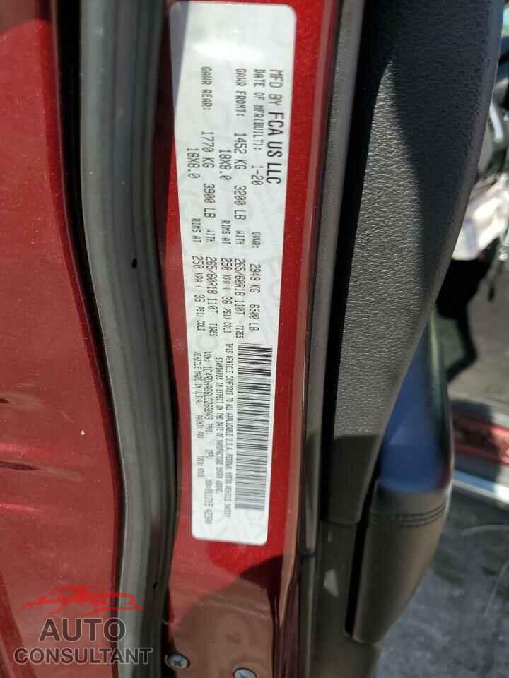 DODGE DURANGO 2020 - 1C4RDHAG6LC268849