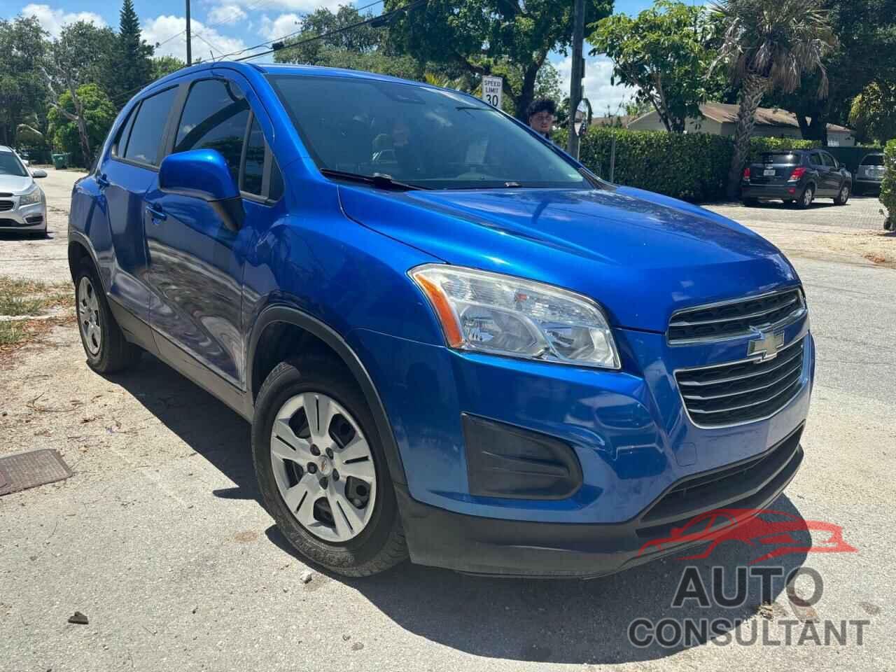 CHEVROLET TRAX 2016 - KL7CJKSB6GB757226