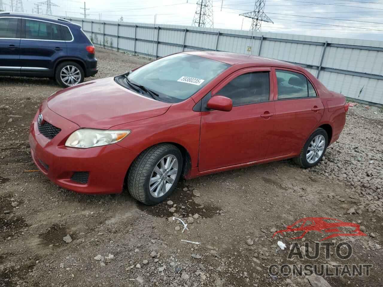 TOYOTA COROLLA 2009 - JTDBL40E89J005330