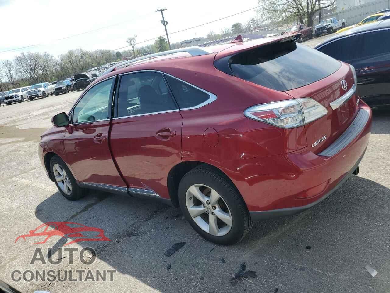 LEXUS RX350 2010 - 2T2BK1BA8AC059086