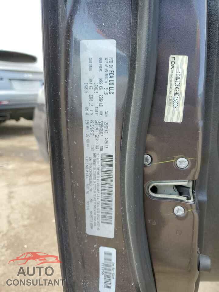 JEEP COMPASS 2017 - 1C4NJCEA2HD153005