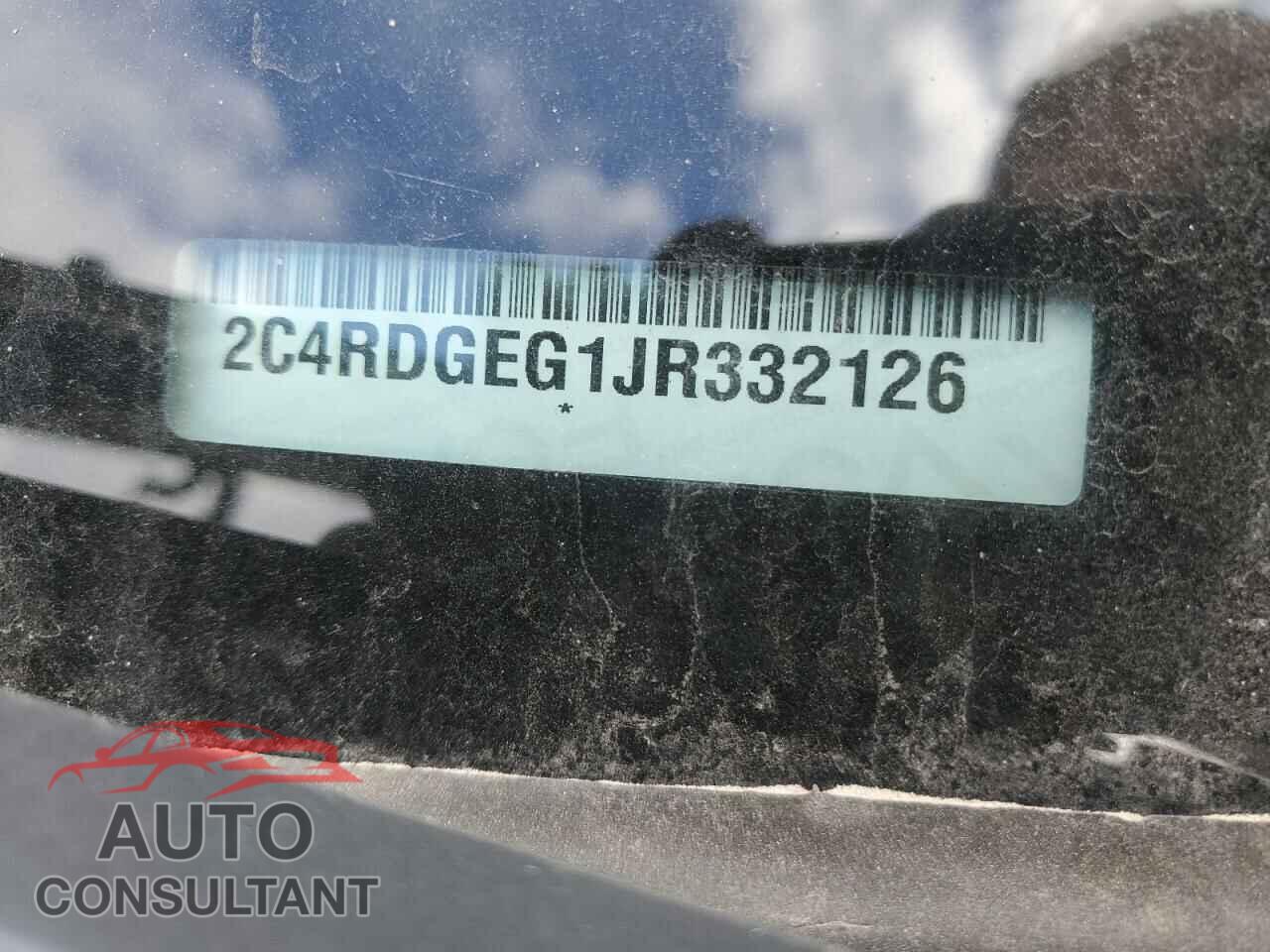 DODGE CARAVAN 2018 - 2C4RDGEG1JR332126