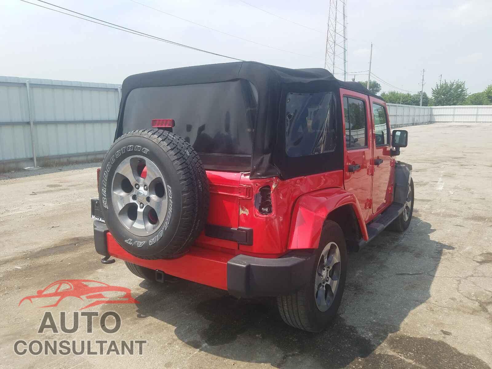 JEEP WRANGLER 2016 - 1C4BJWEG7GL304109
