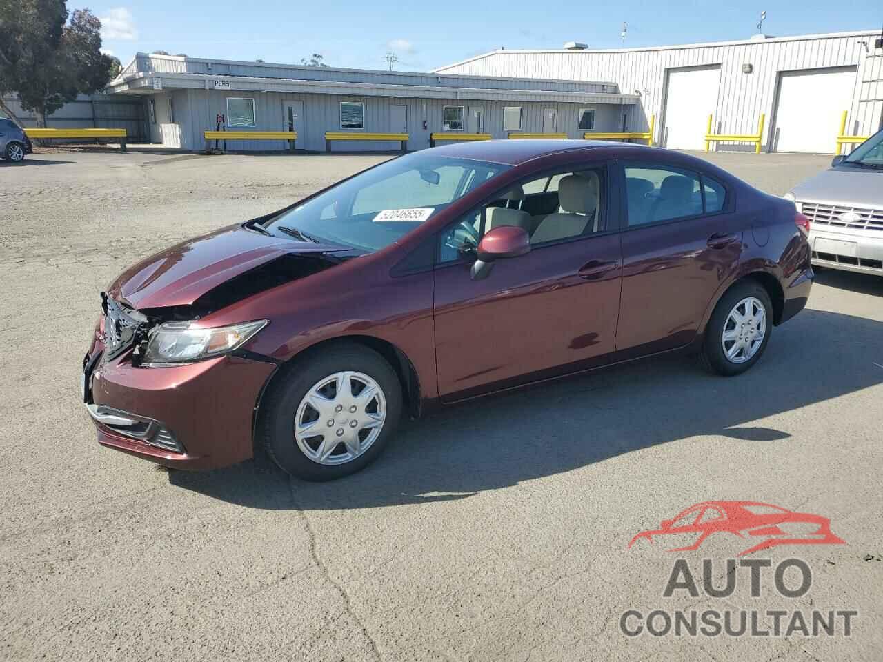 HONDA CIVIC 2013 - 19XFB2F55DE244369