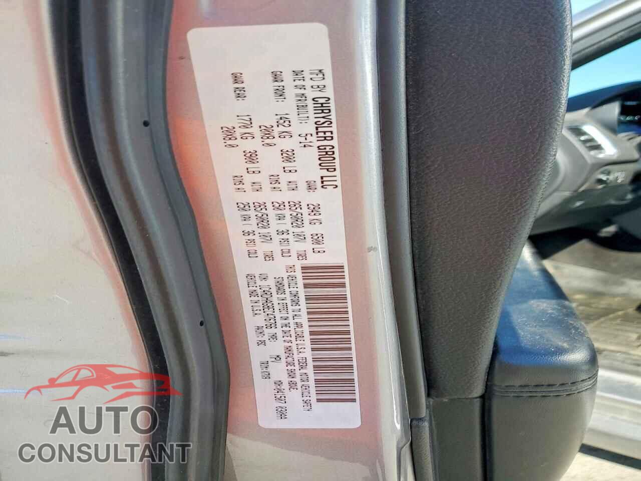 DODGE DURANGO 2014 - 1C4RDHAG8EC476766