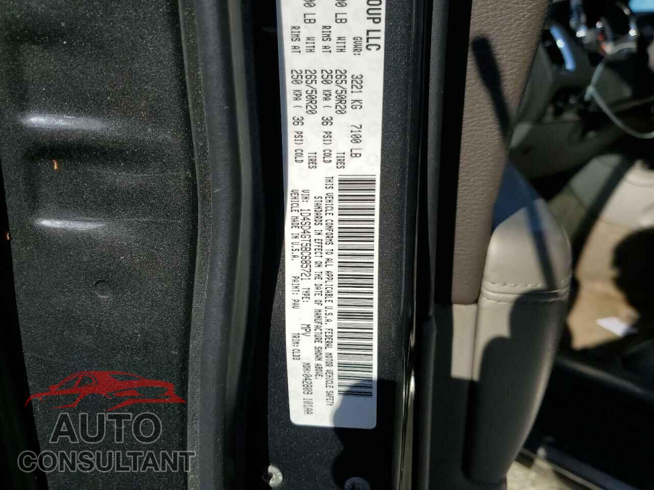 DODGE DURANGO 2011 - 1D4SD4GT5BC685721
