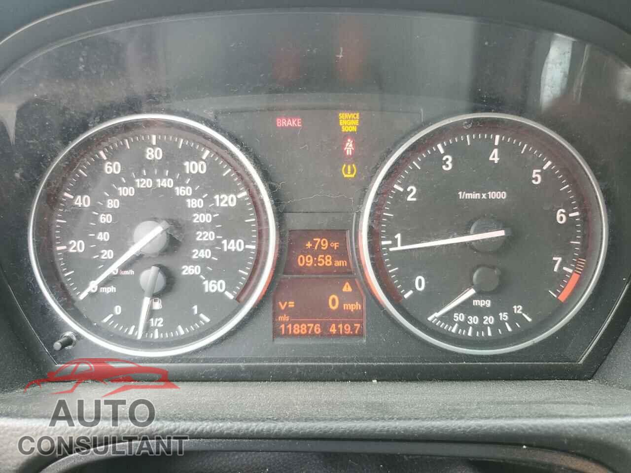 BMW 3 SERIES 2010 - WBAPH7C5XAE125919