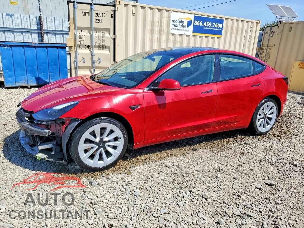 TESLA MODEL 3 2022 - 5YJ3E1EA2NF287890