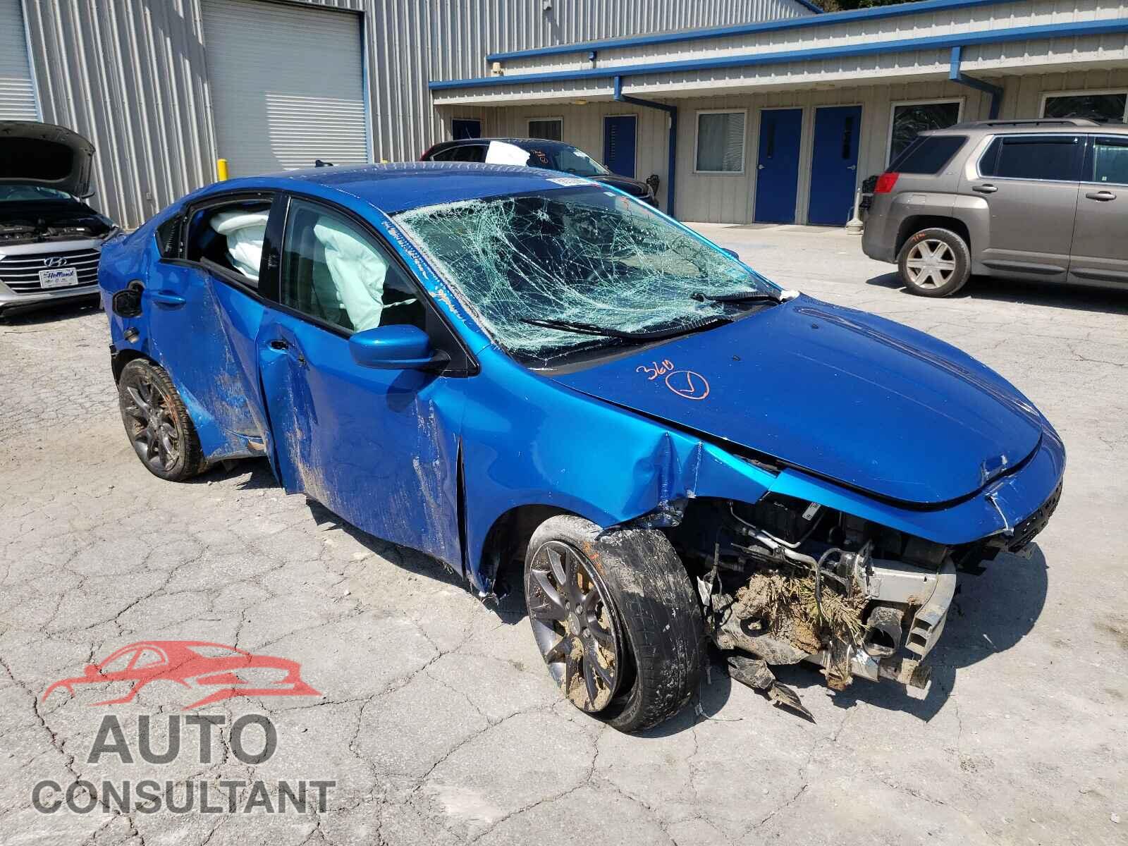 DODGE DART 2016 - 1C3CDFAA0GD607390