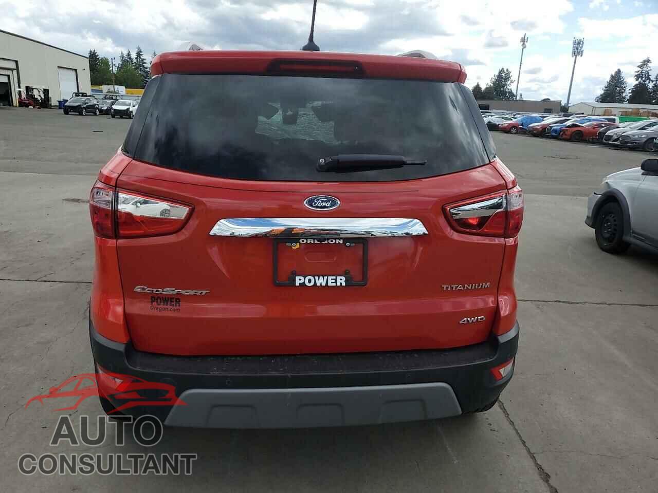 FORD ECOSPORT 2020 - MAJ6S3KL7LC353180