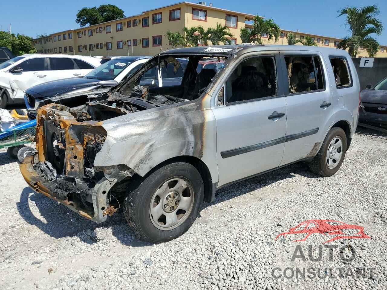 HONDA PILOT 2013 - 5FNYF3H24DB036564